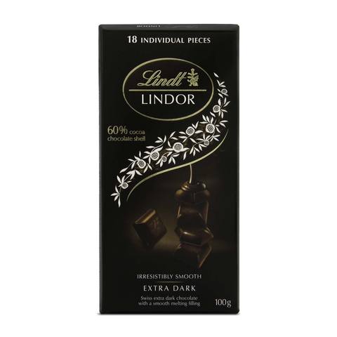 Buy Lindt Lindor 60% Cocoa Extra Dark 